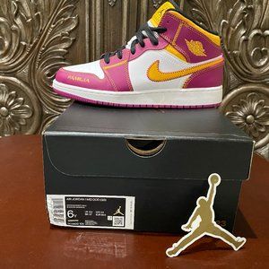 Nike Air Jordan 1 Mid DOD (GS) Dia de Muertos - Youth 6/Women's 7.5/Men's 6